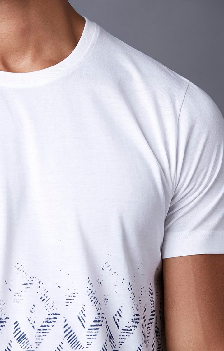 MARCA DISATI | White Printed T-Shirts 4