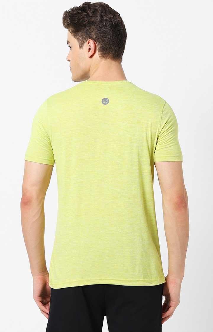 MARCA DISATI | Yellow Melange T-Shirts 3