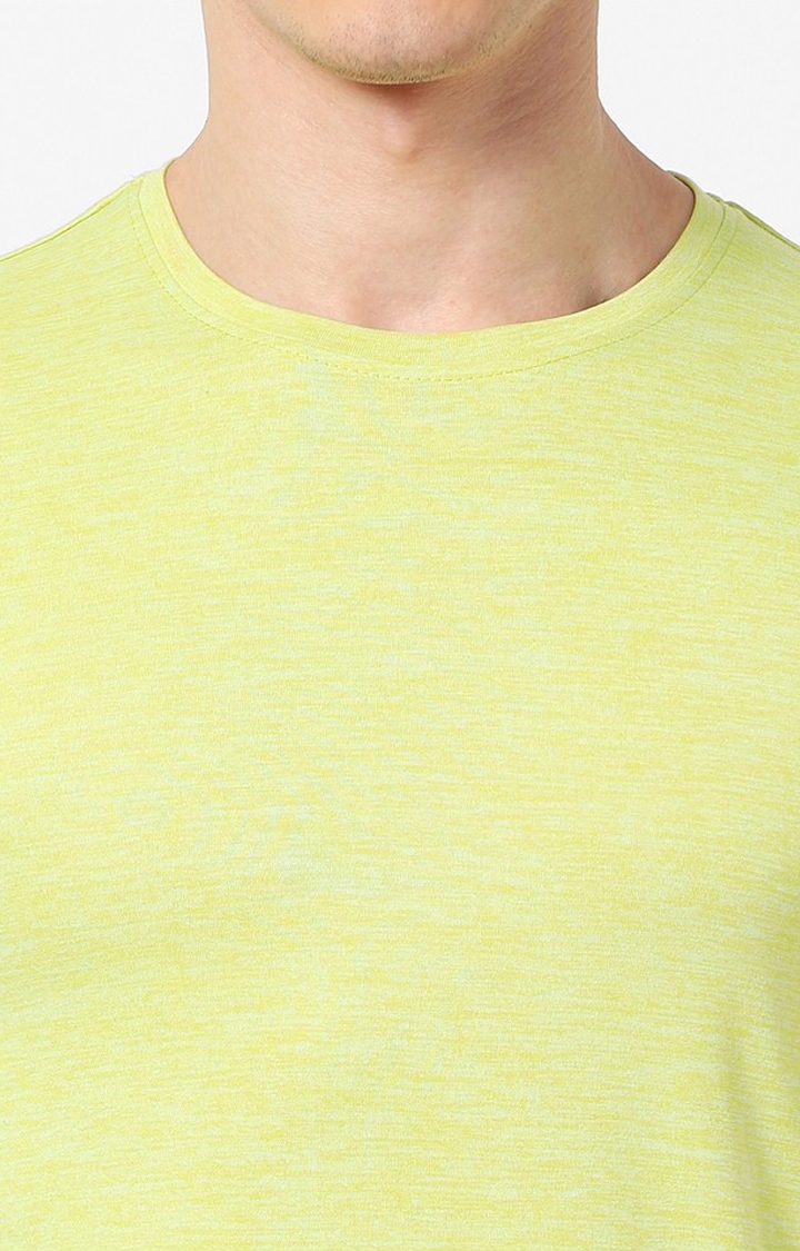 MARCA DISATI | Yellow Melange T-Shirts 4