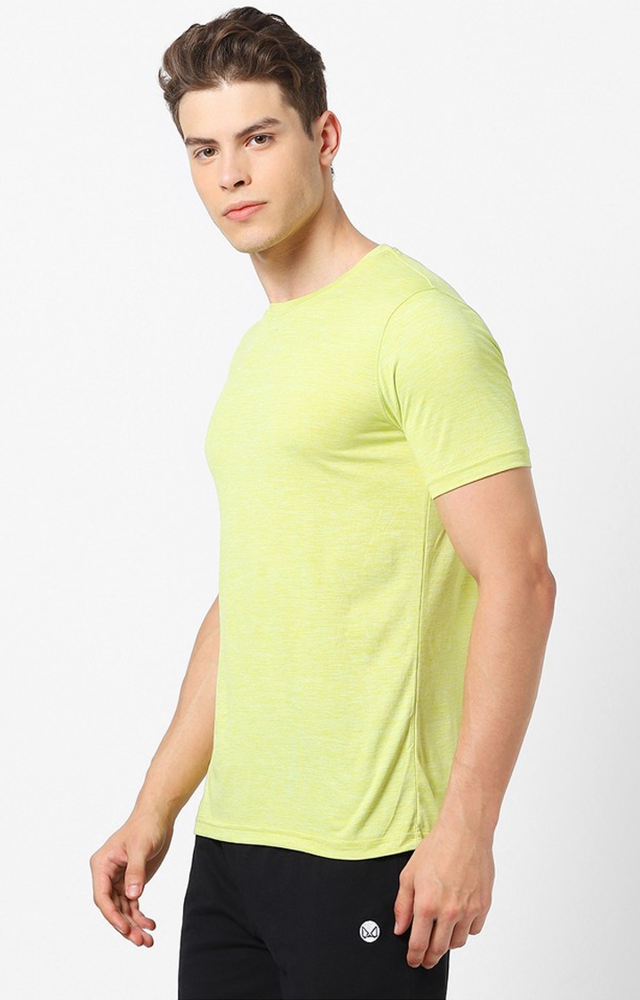 MARCA DISATI | Yellow Melange T-Shirts 2