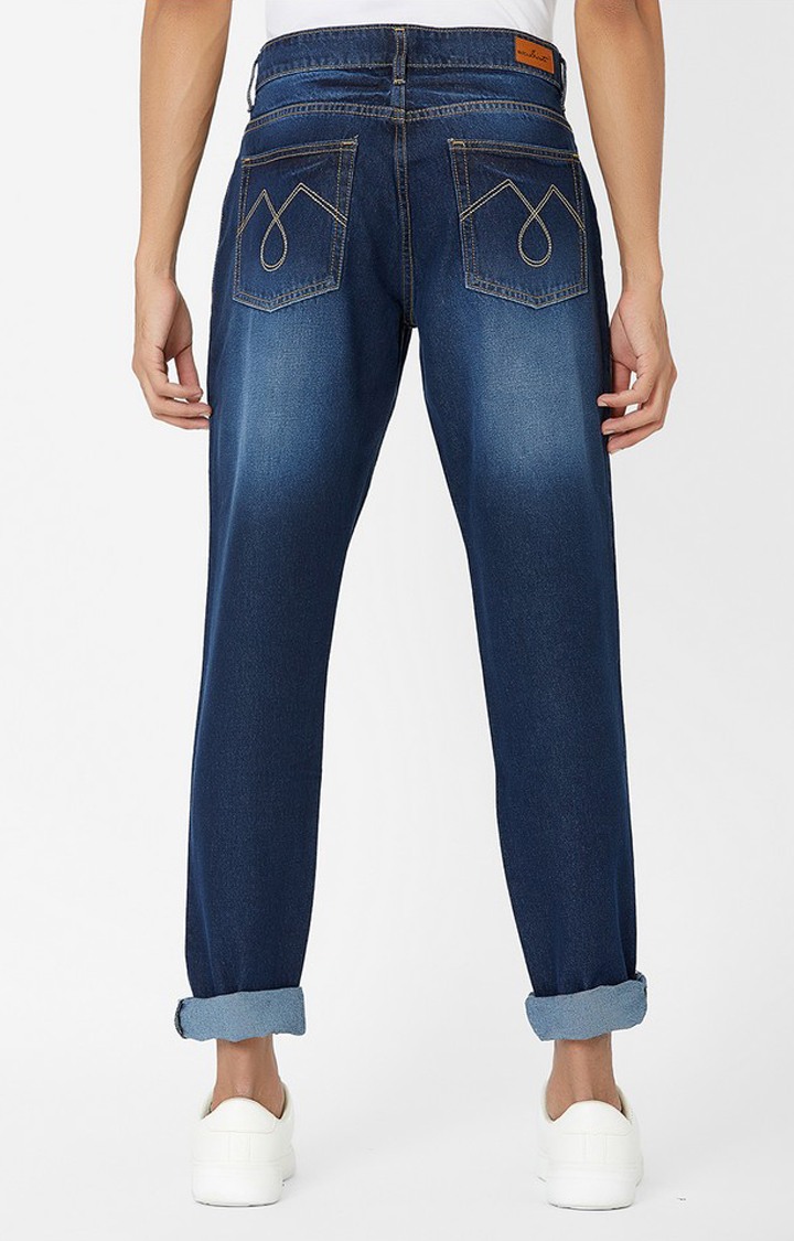 Dark Whiskered Wash Skinny Jeans