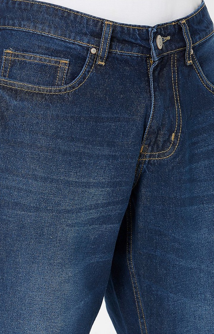Dark Whiskered Wash Skinny Jeans