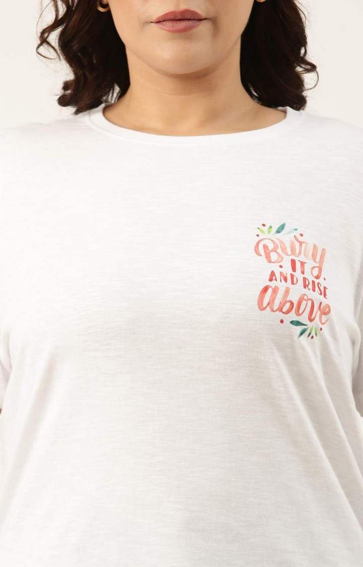 Graphic Printed Tshirt for women Regular Length Round Neck Bio Wash Knitted Cotton Fabric