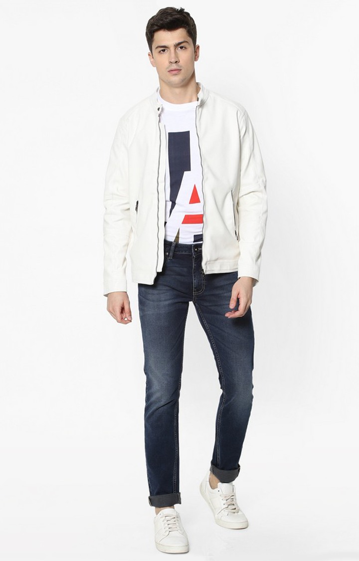 Celio white jacket discount