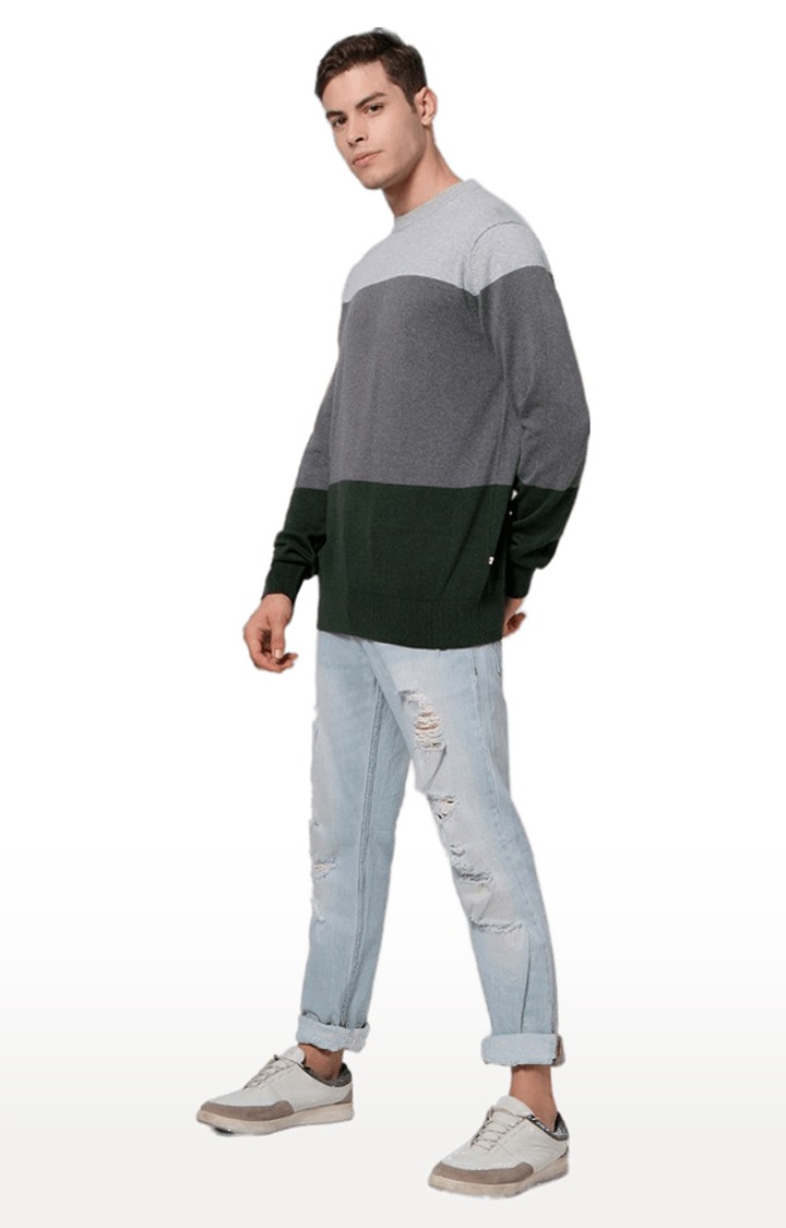 celio | Men's Multi Colourblock Sweaters 1