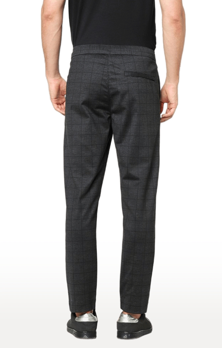 Black Men Regular Fit Polyester Checked Casual Pant at Best Price in  Tirupur | Essa Garments