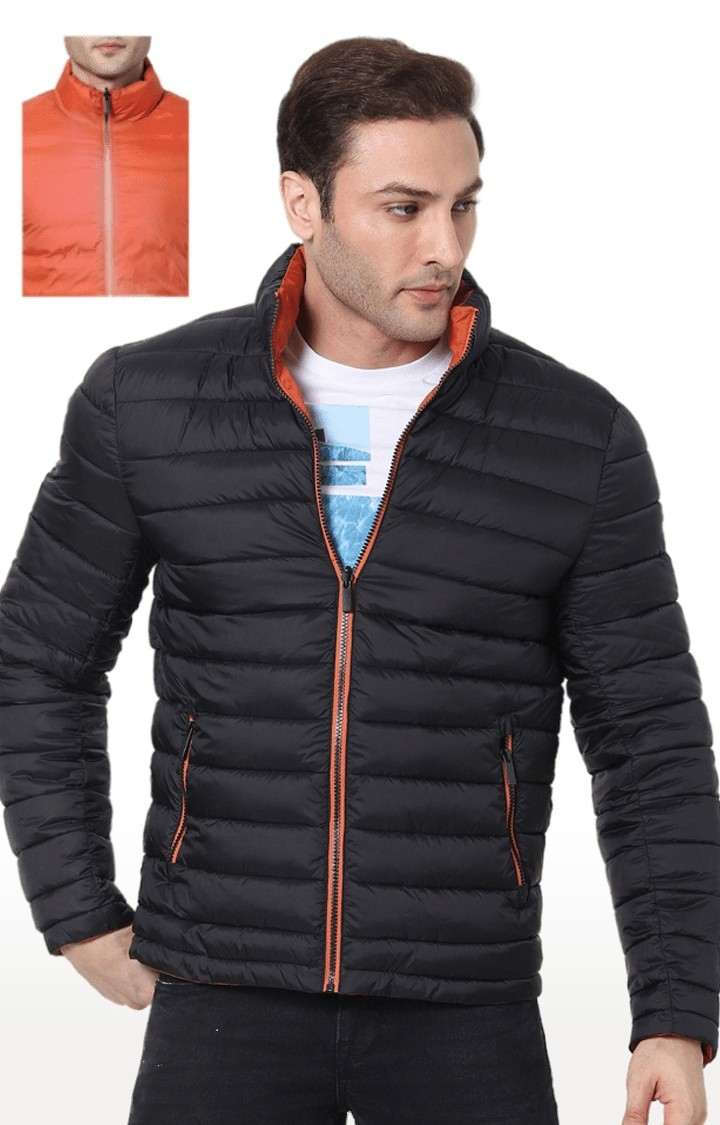 Black orange bomber jacket new arrivals