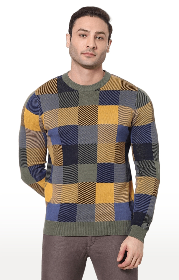 celio | Men's Multi Checked Sweaters