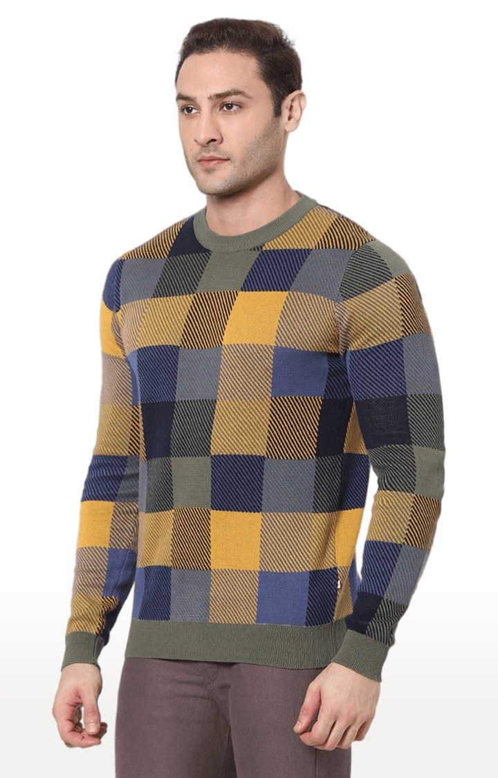 Men's Multi Checked Sweaters