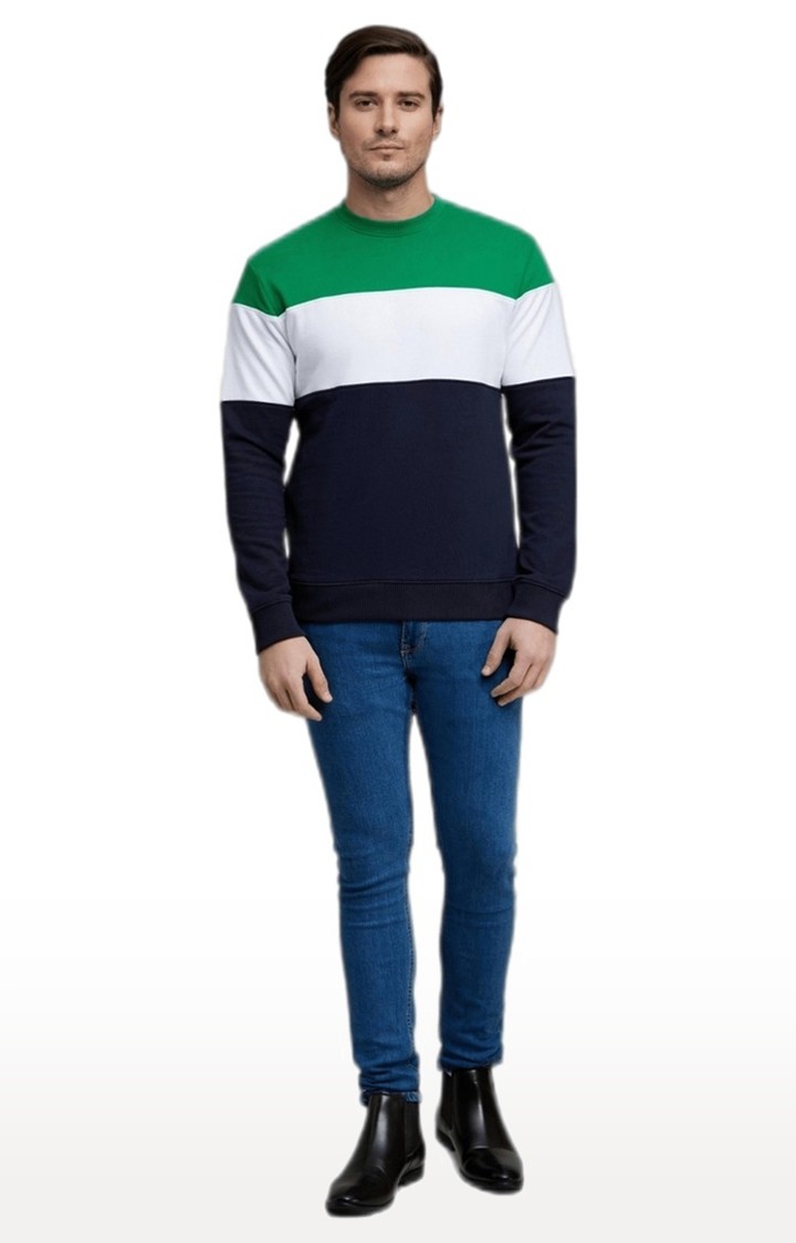Men's Multi Colourblock Sweatshirts