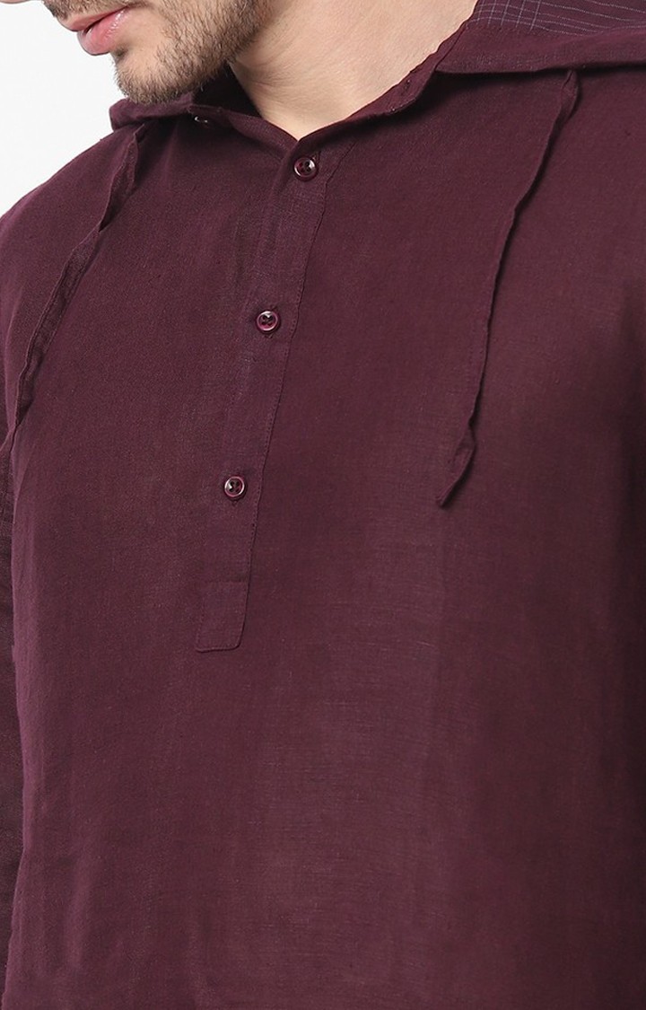 Men's Red Solid Sweatshirts