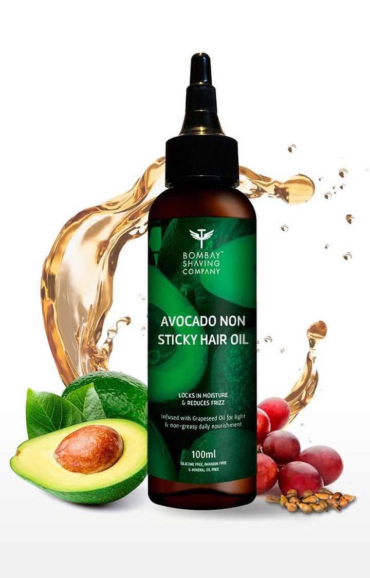 Avocado and Grapeseed Non-Sticky Moisturising Hair Oil