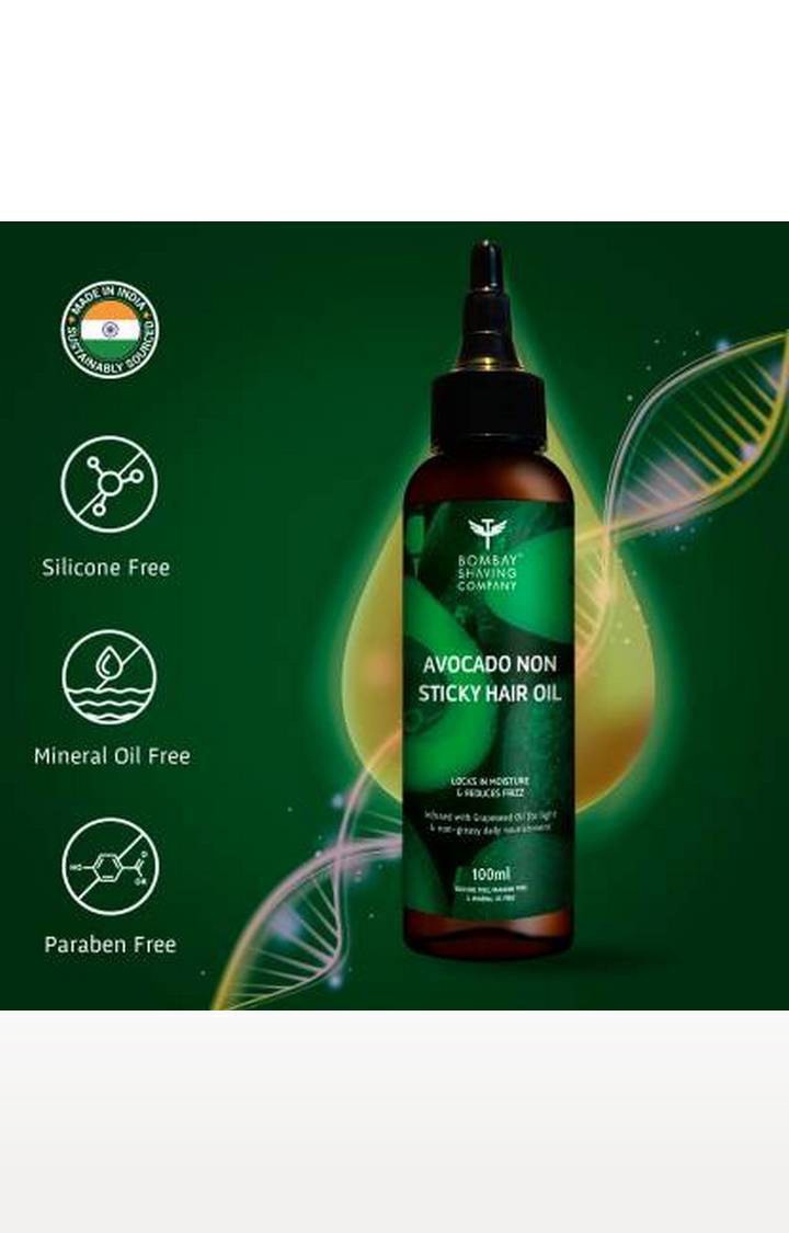 Avocado and Grapeseed Non-Sticky Moisturising Hair Oil