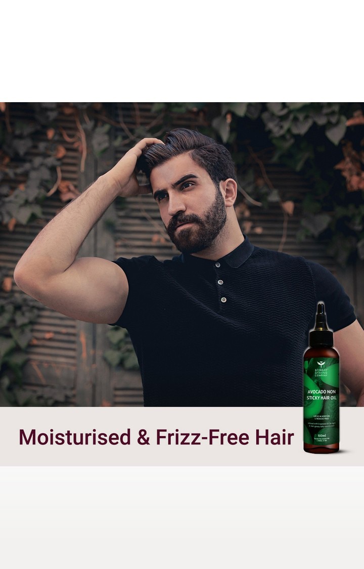 Avocado and Grapeseed Non-Sticky Moisturising Hair Oil