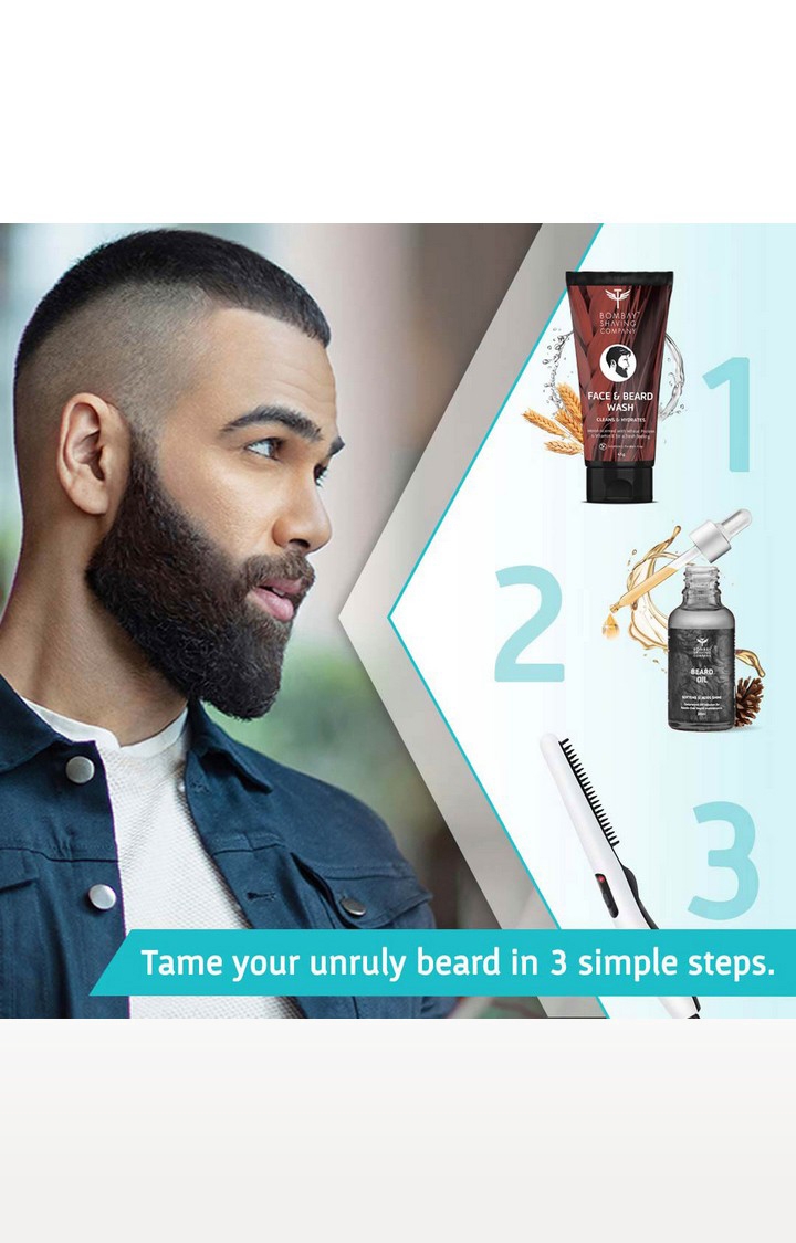 Bombay Shaving Company | Bombay Shaving Company 3-in-1 Beard Straightener Kit 4
