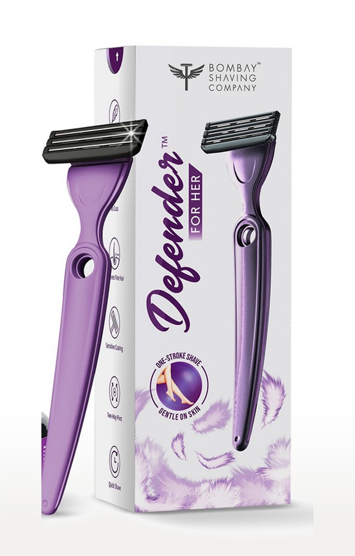 Bombay Shaving Company | Defender For Her Razor and Soothing Gel For Women 1