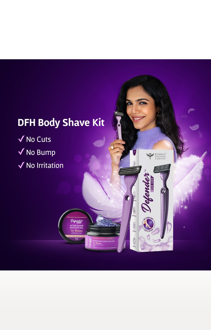 Bombay Shaving Company | Defender For Her Razor and Soothing Gel For Women 2