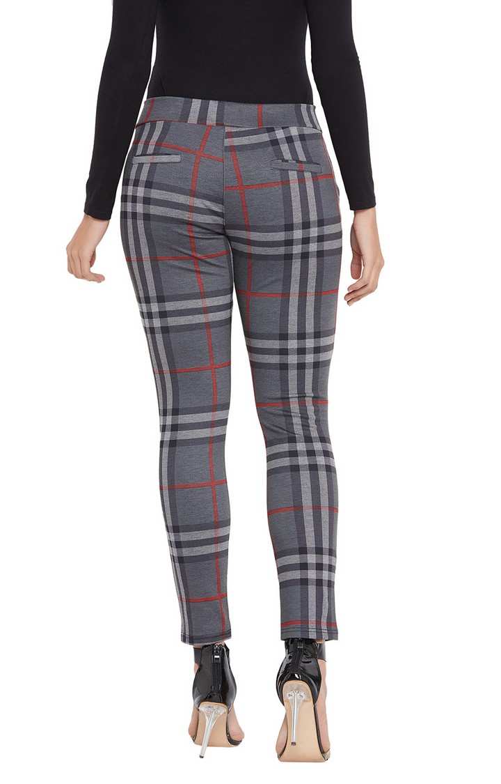 Gery Checked Chinos