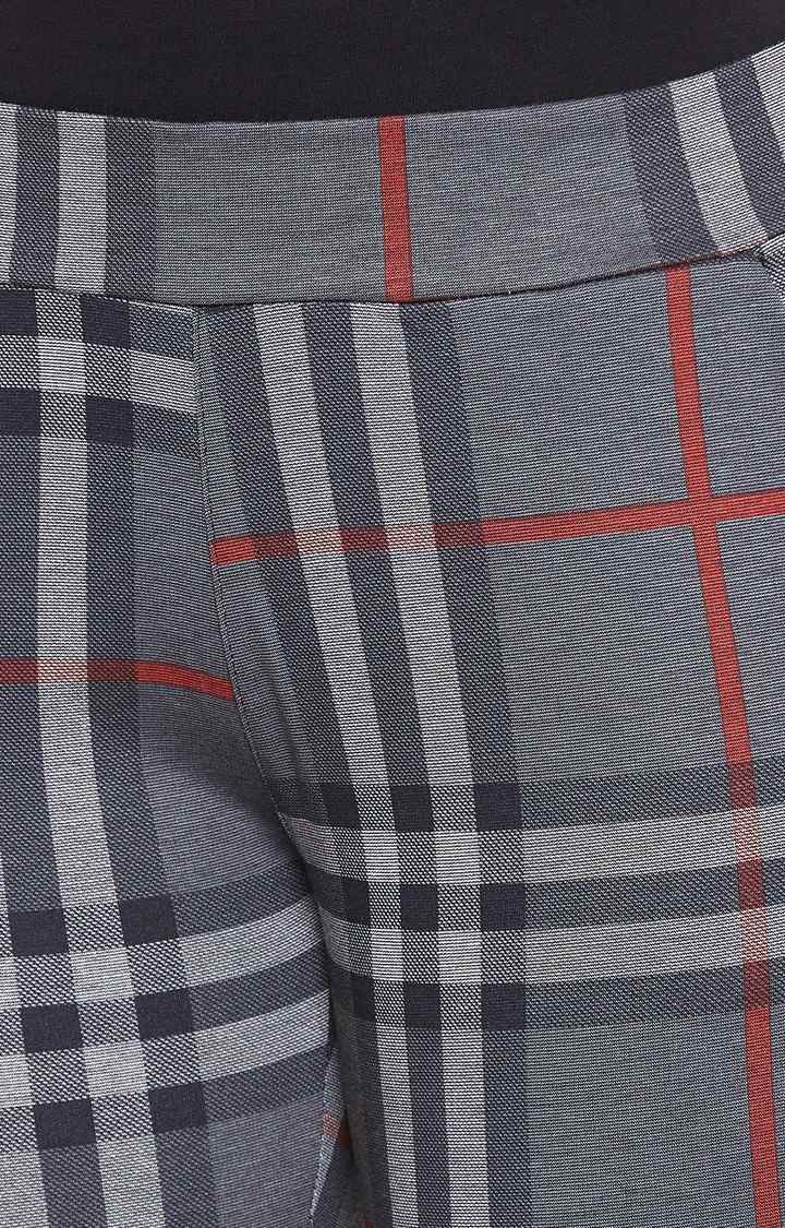 Gery Checked Chinos