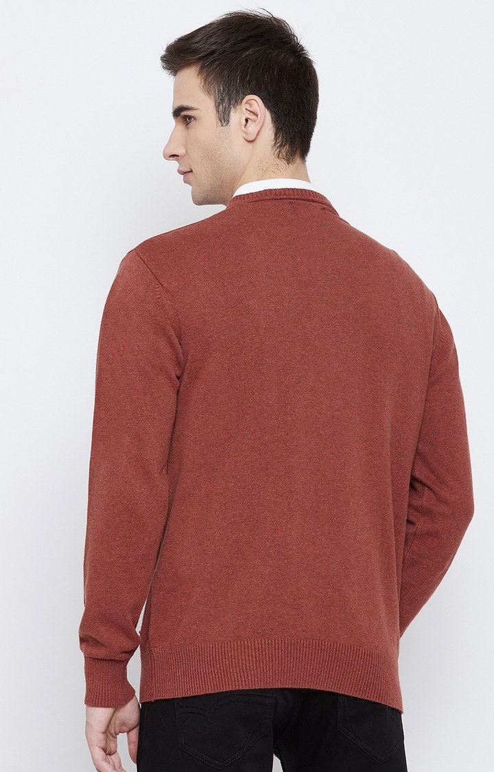 Red Solid Sweaters