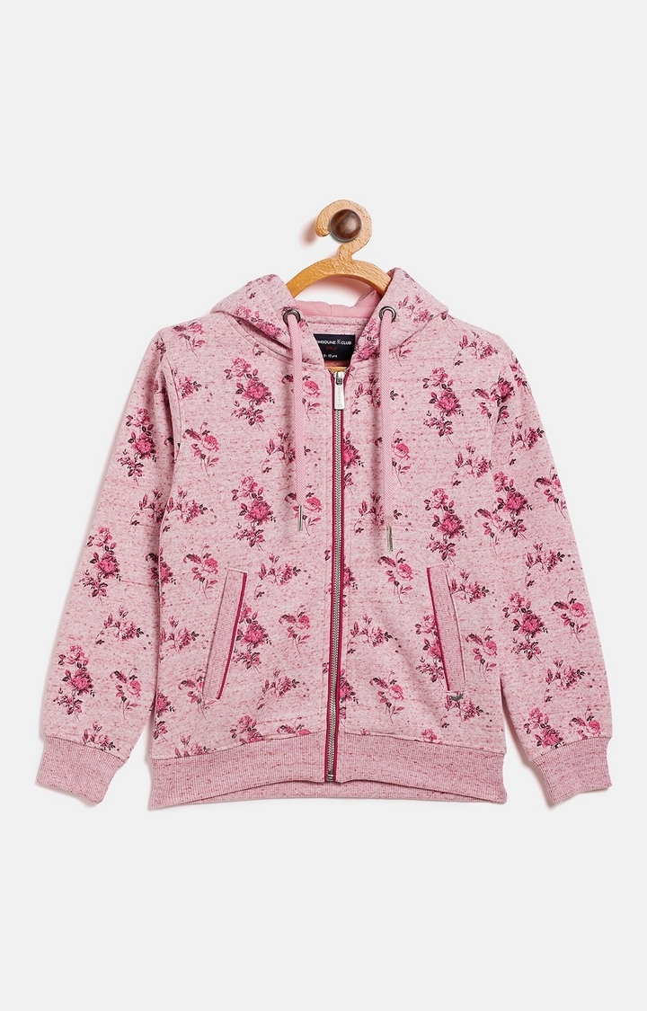 Crimsoune Club | Pink Floral Sweatshirts 0