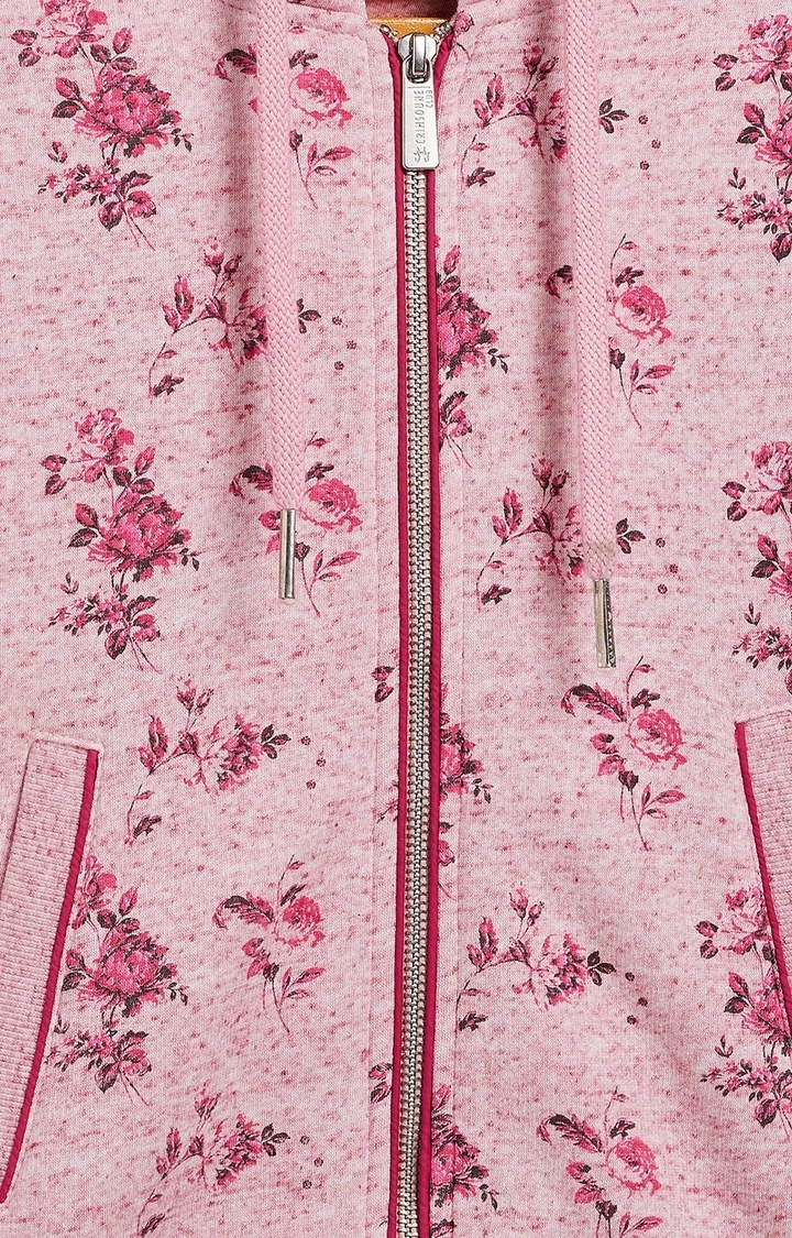 Crimsoune Club | Pink Floral Sweatshirts 2