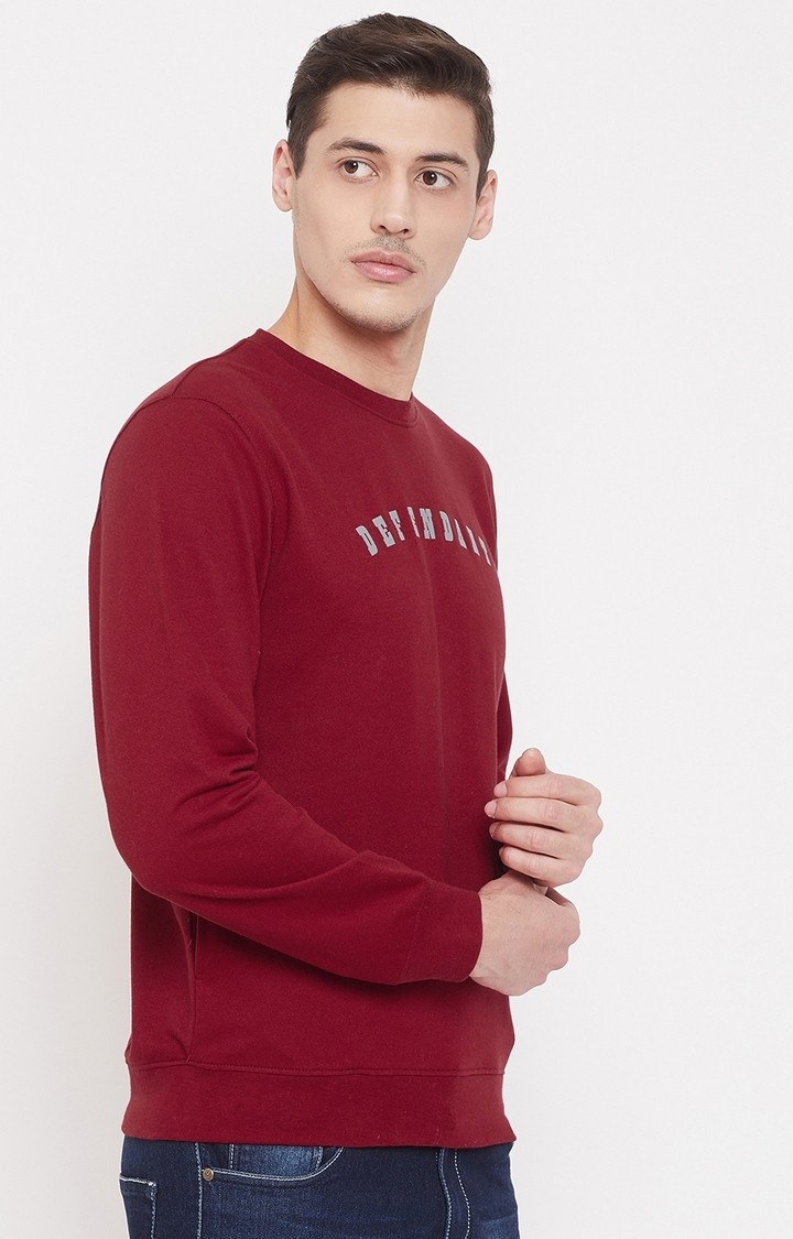 Red Printed Sweatshirts