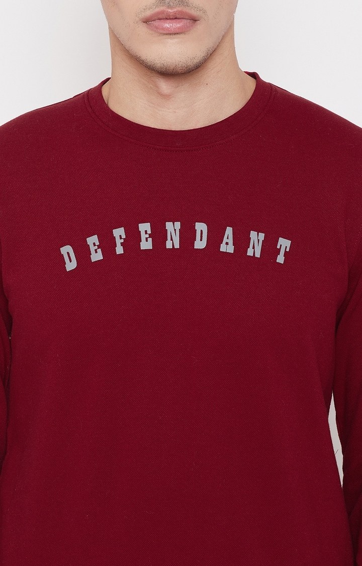 Red Printed Sweatshirts