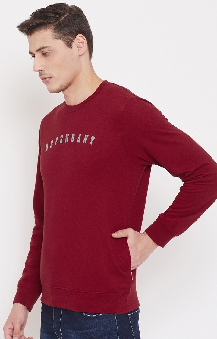 Red Printed Sweatshirts