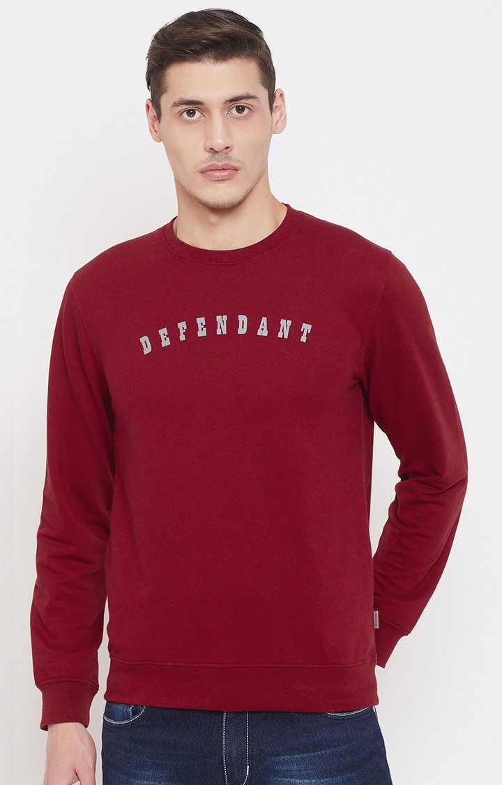 Red Printed Sweatshirts