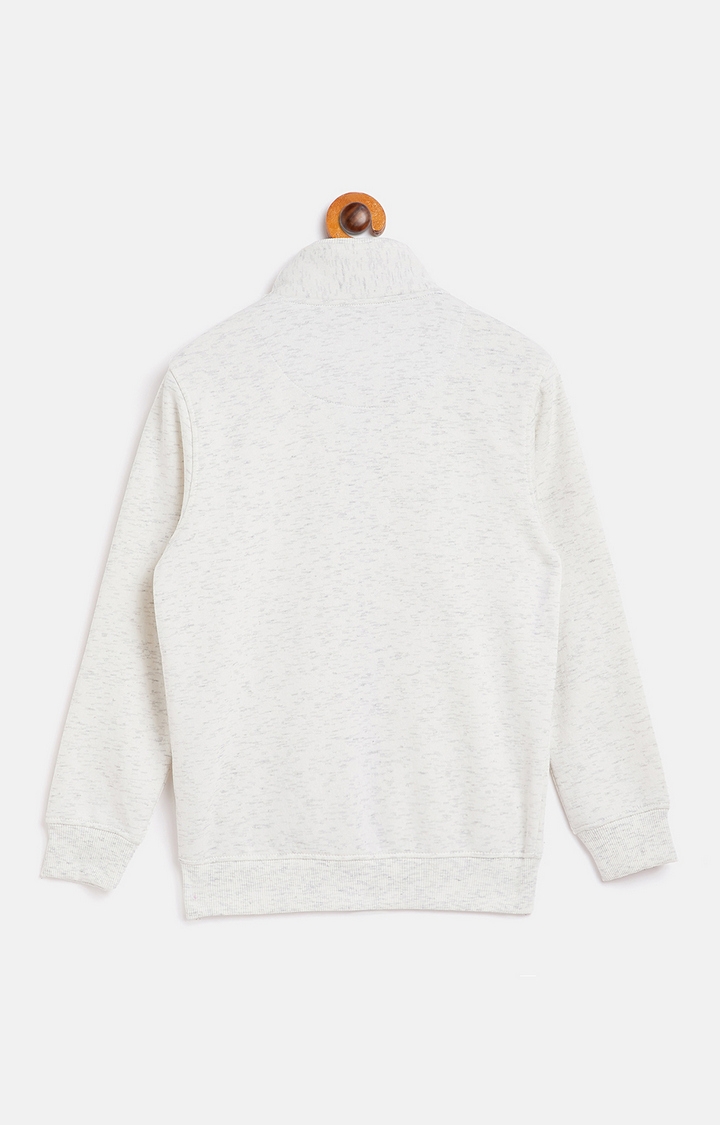 Crimsoune Club | White Checked Sweatshirts 1