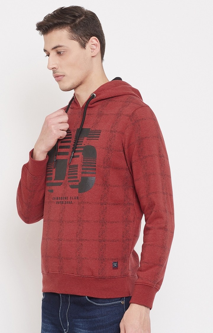 Red Printed Sweatshirts