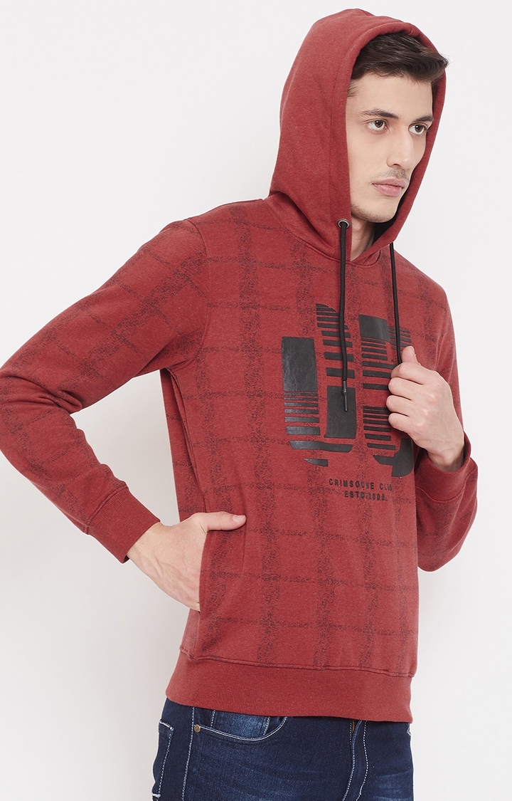 Red Printed Sweatshirts