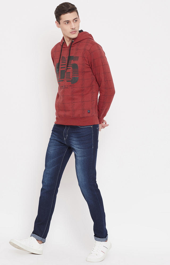 Red Printed Sweatshirts