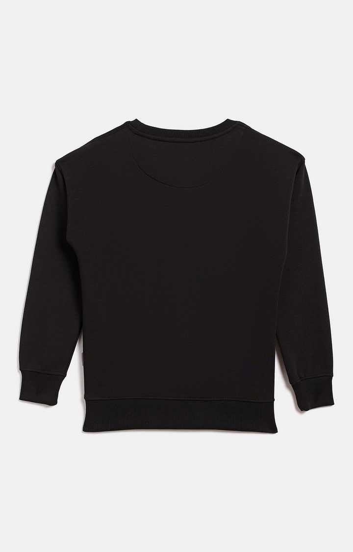 Crimsoune Club | Black Embellished Sweatshirts 1