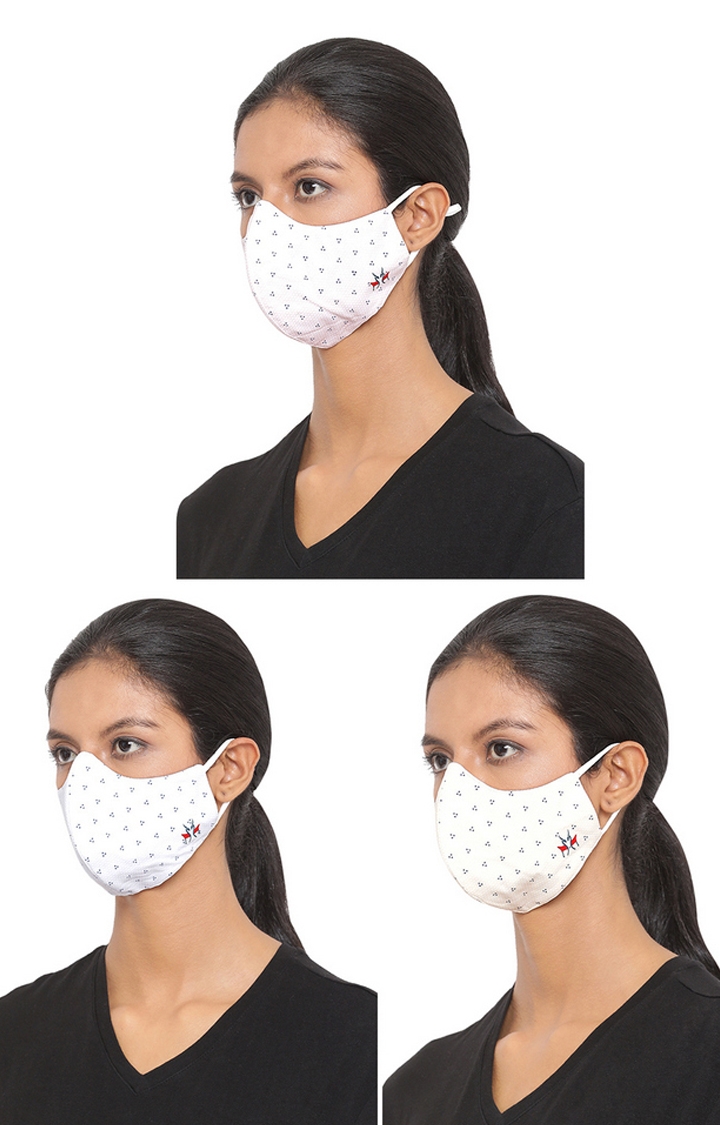 Crimsoune Club | Unisex Pack Of 3 Reusable 6-Layer Protective Outdoor Mask 5