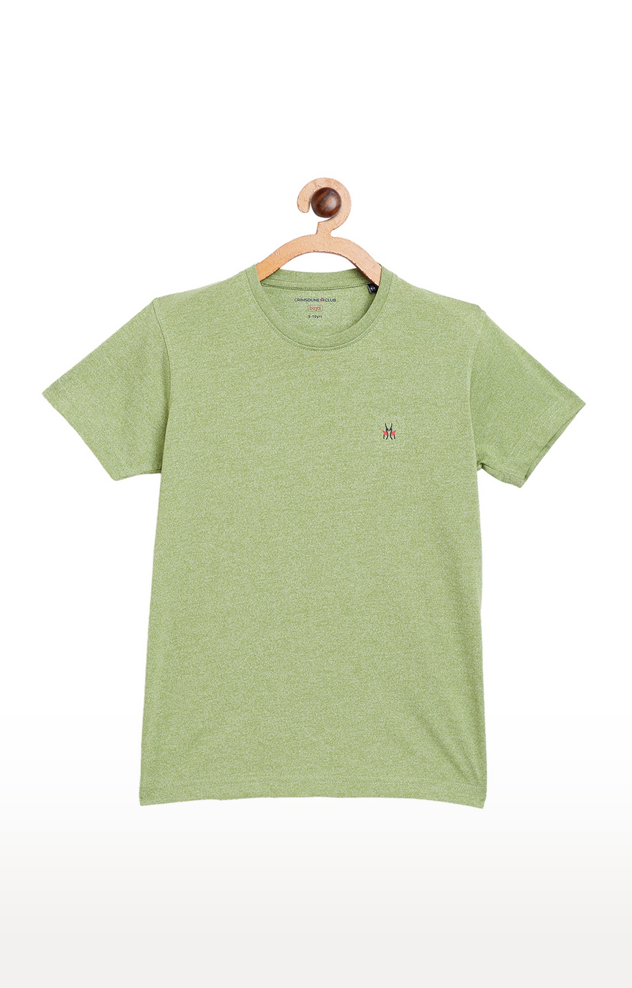 Crimsoune Club | Green Solid T-Shirt 0