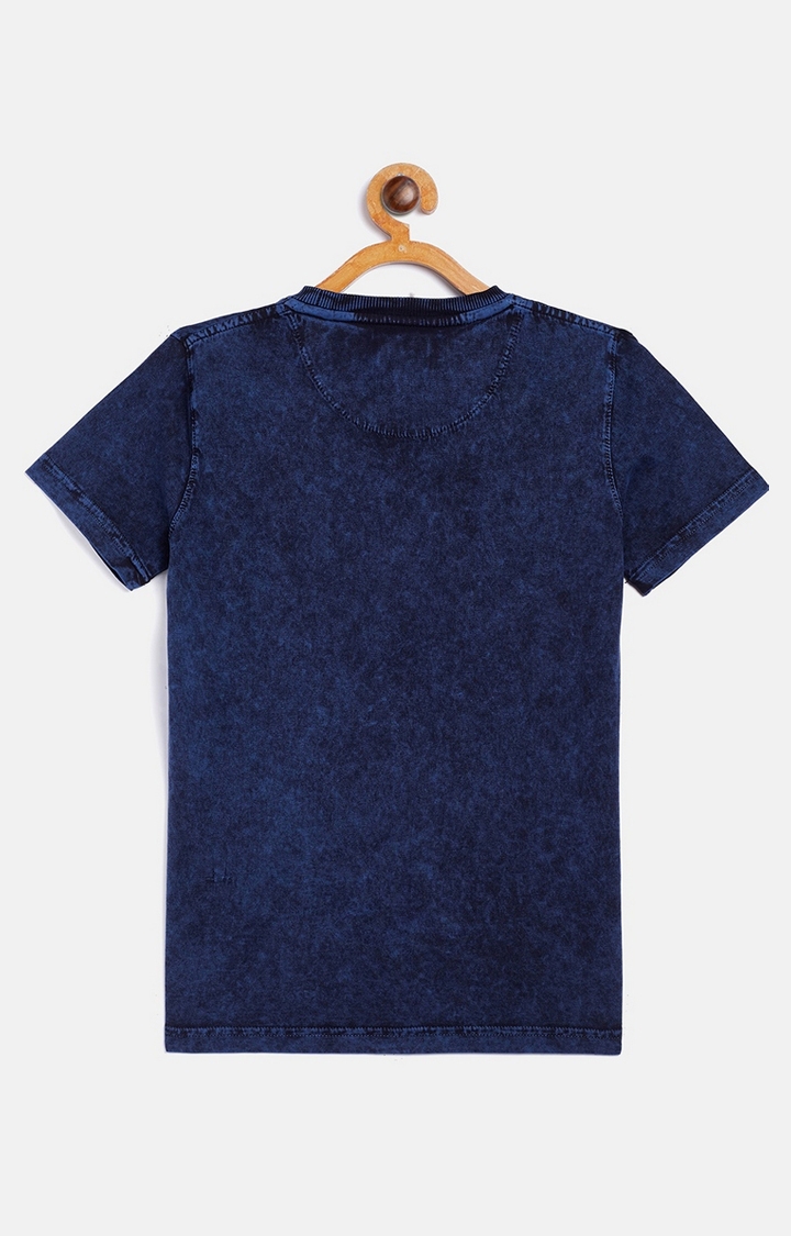 Blue Printed T-Shirt