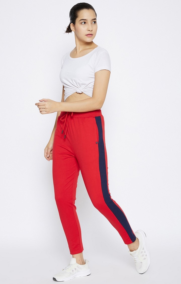 Crimsoune Club | Red Solid Trackpants 1