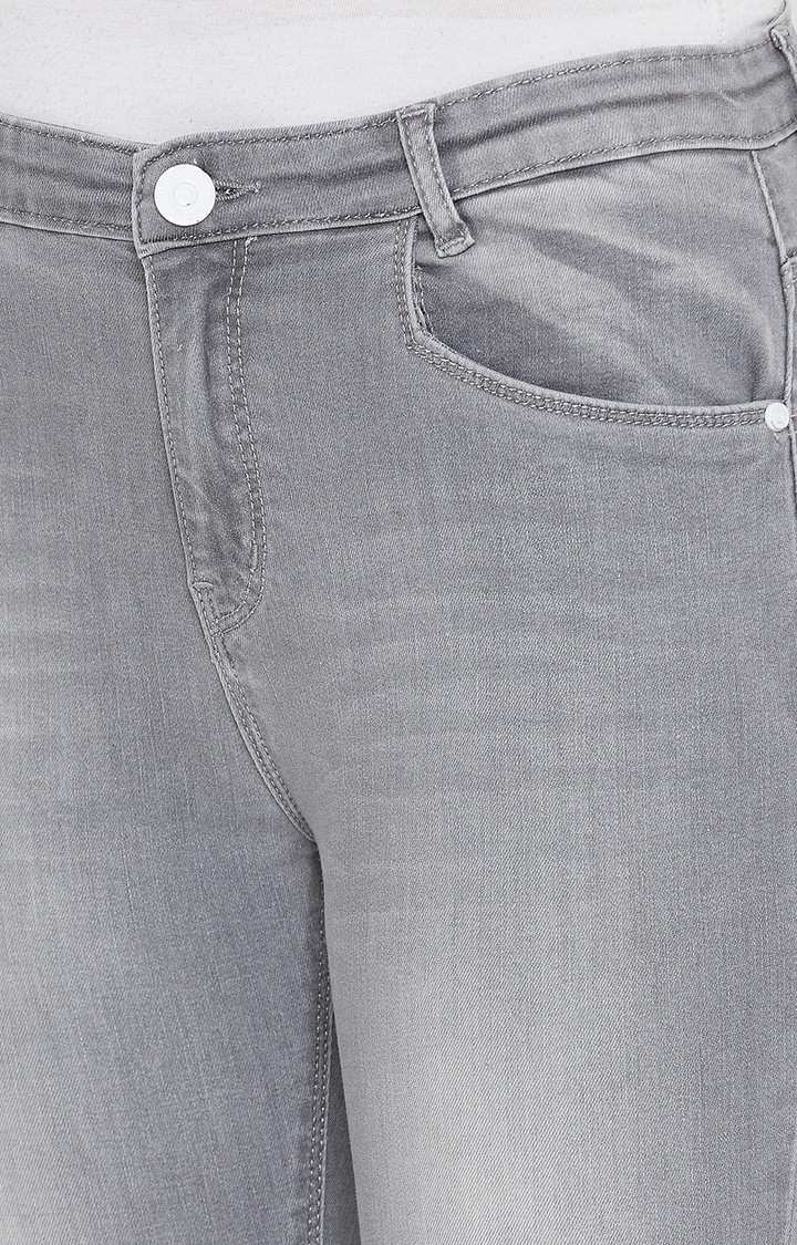 Gery Solid Bootcut Jeans