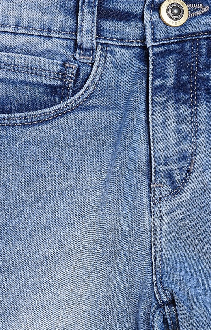 Crimsoune Club | Blue Solid Jeans 2