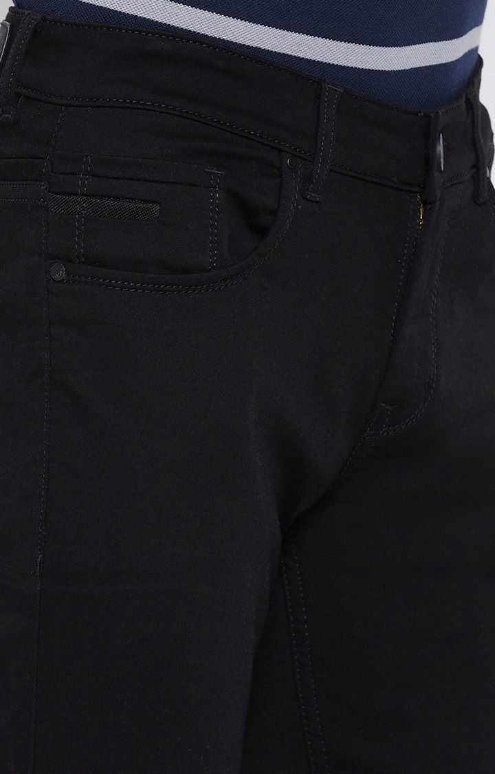 Crimsoune Club | Black Solid Jeans 5