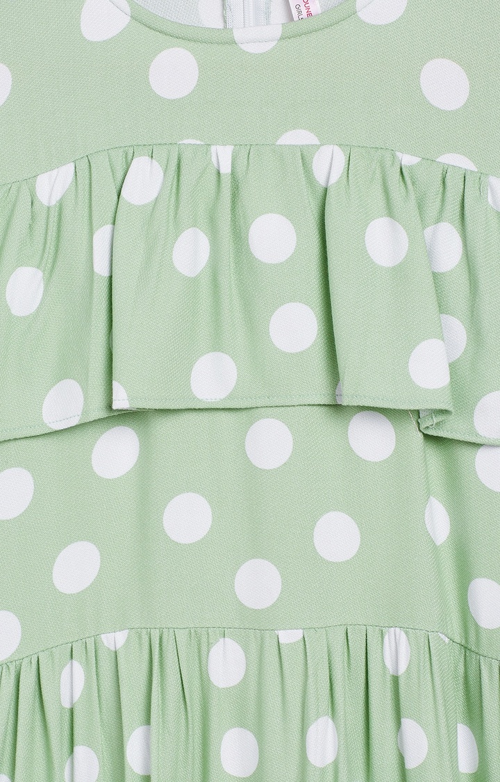 Green Printed Dress