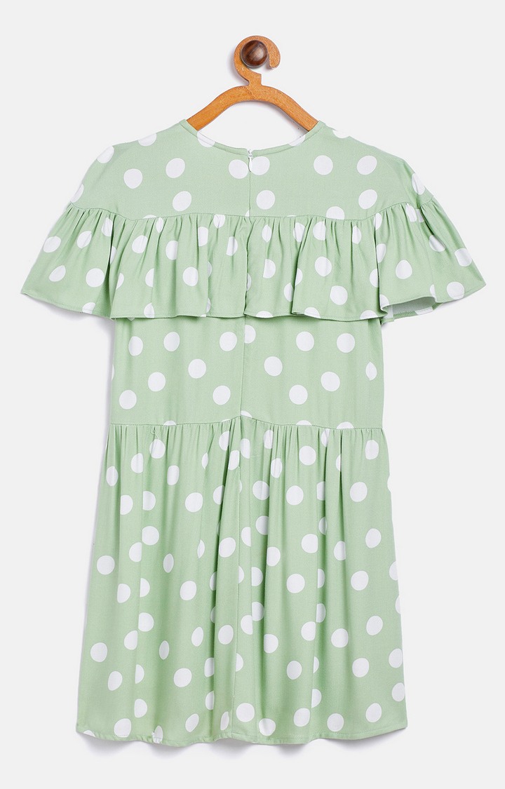Green Printed Dress