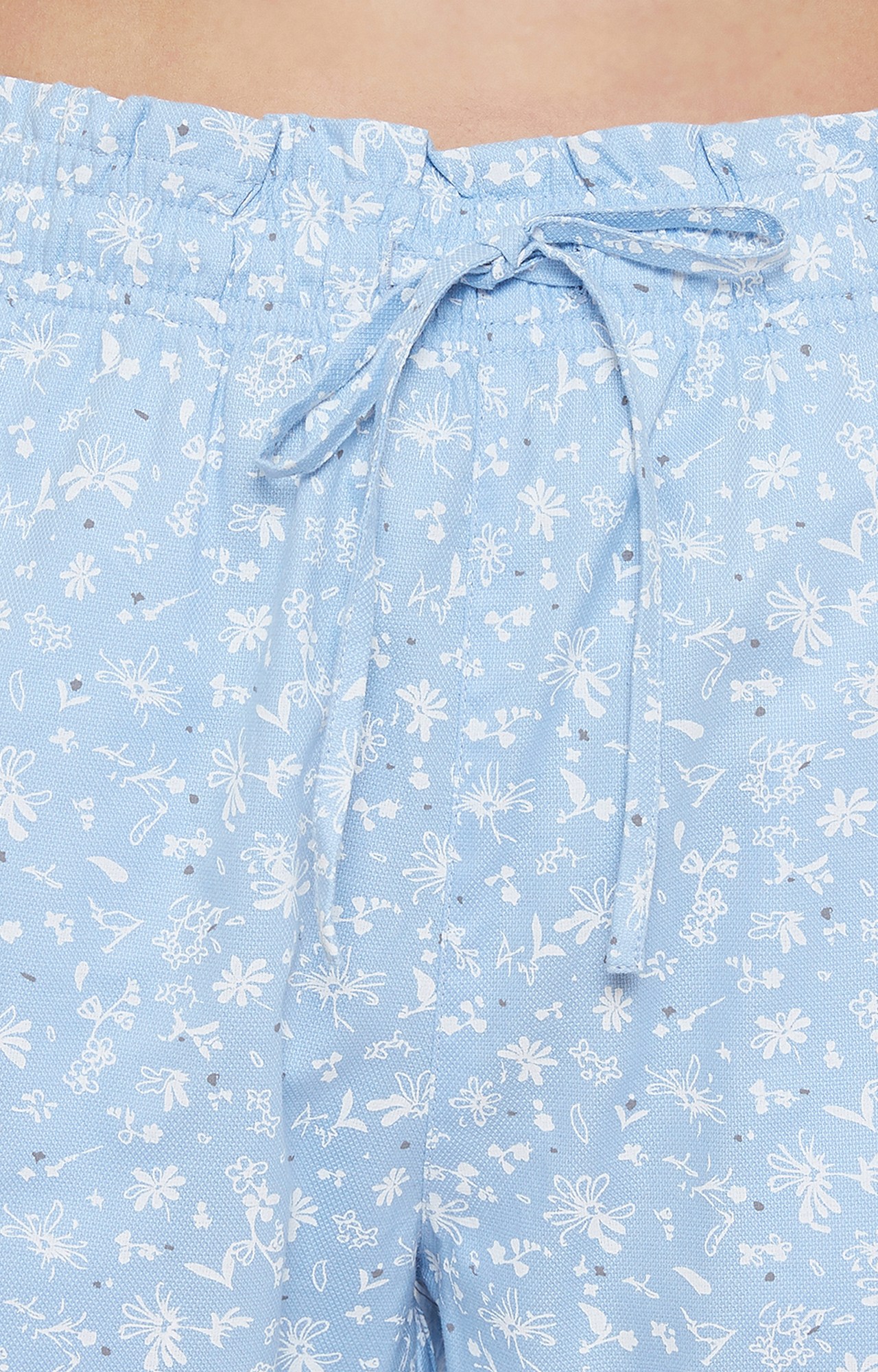 Crimsoune Club Blue Printed Womens Night Suit