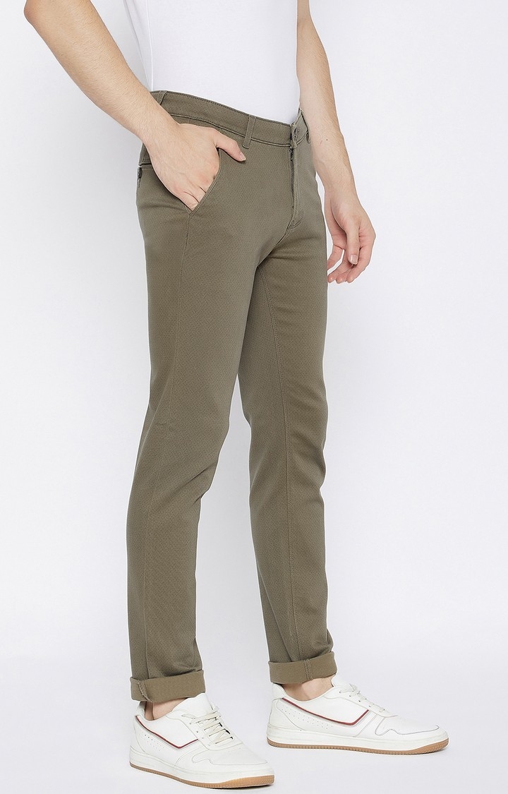 Crimsoune Club | Olive Printed Trousers 4