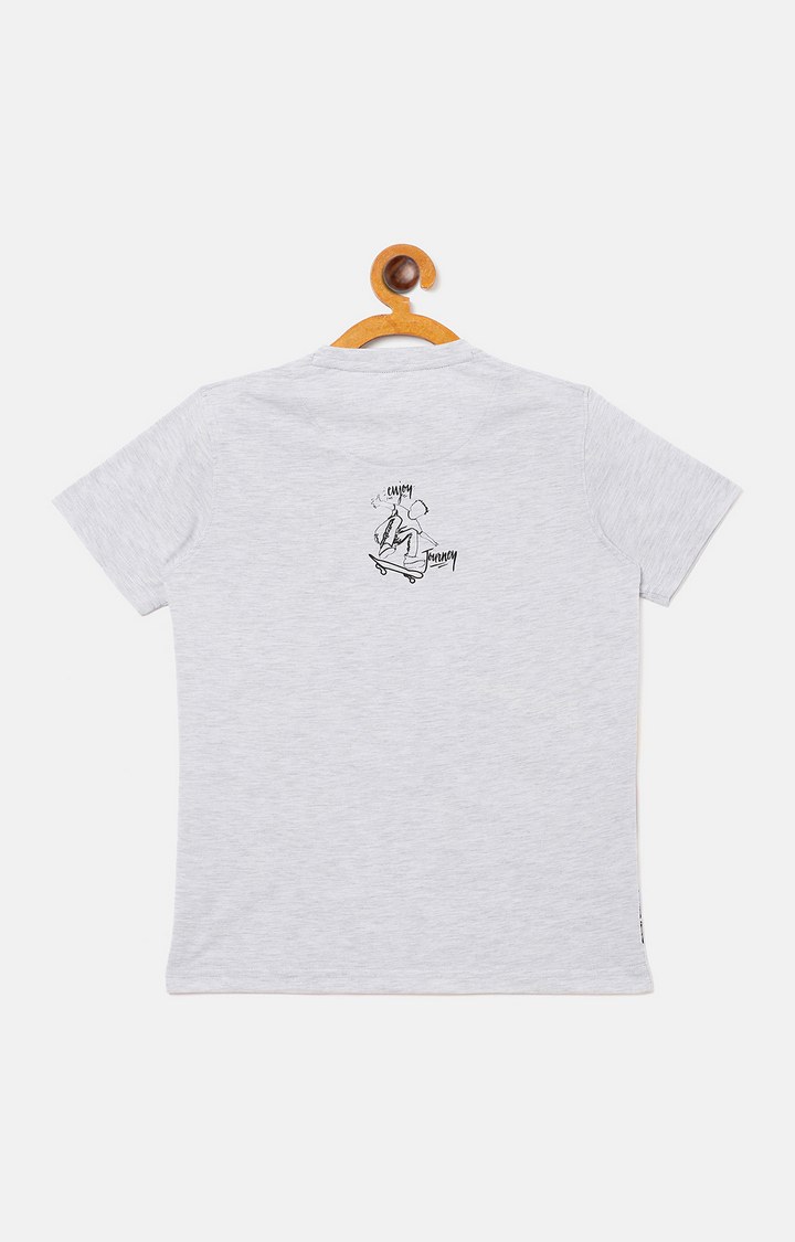 Grey Printed T-Shirt