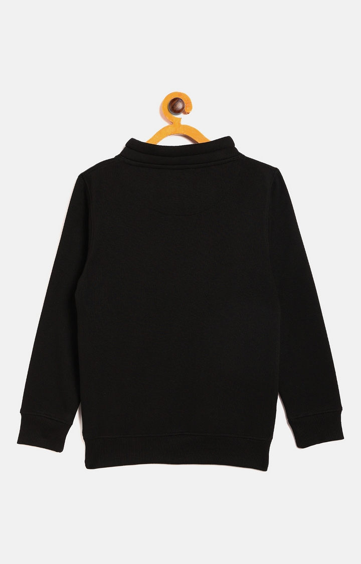 Black Printed Sweatshirts