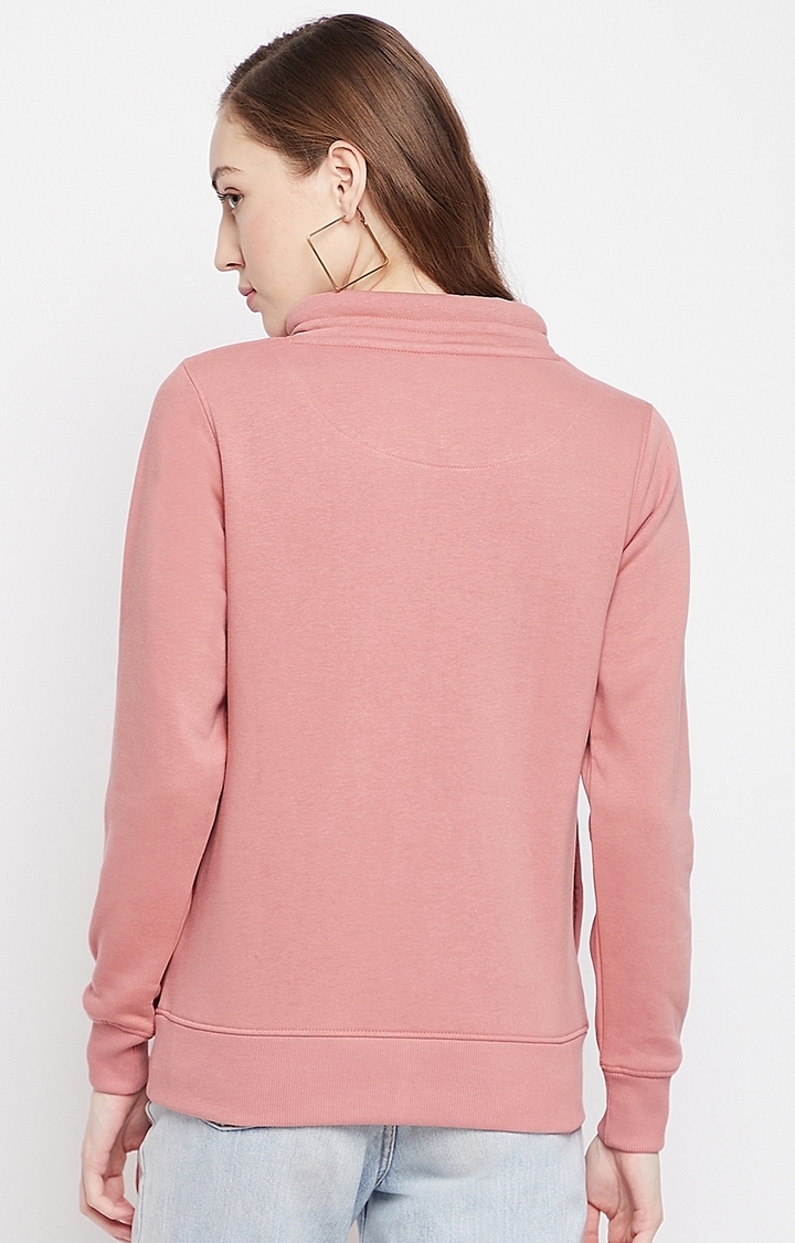 Crimsoune Club | Pink Printed Sweatshirts 5