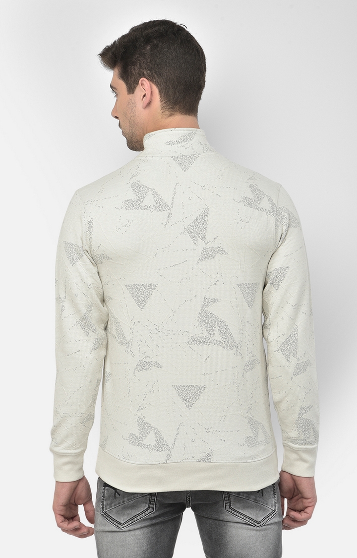 Crimsoune Club | Grey Printed Sweatshirts 5